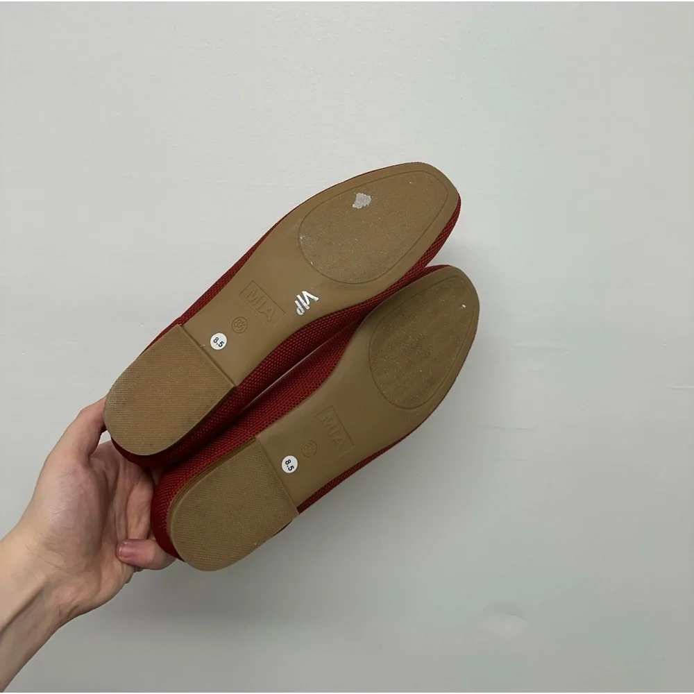 MIA Rasia Red Flats - Size 8.5 - Picture 3 of 9